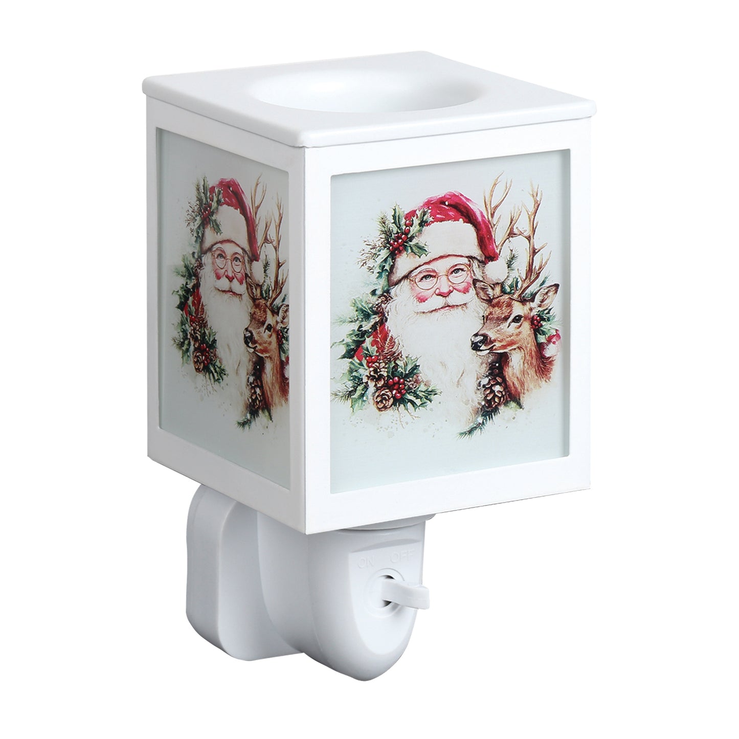 Plug In Wax Melter Xmas Santa 14cm