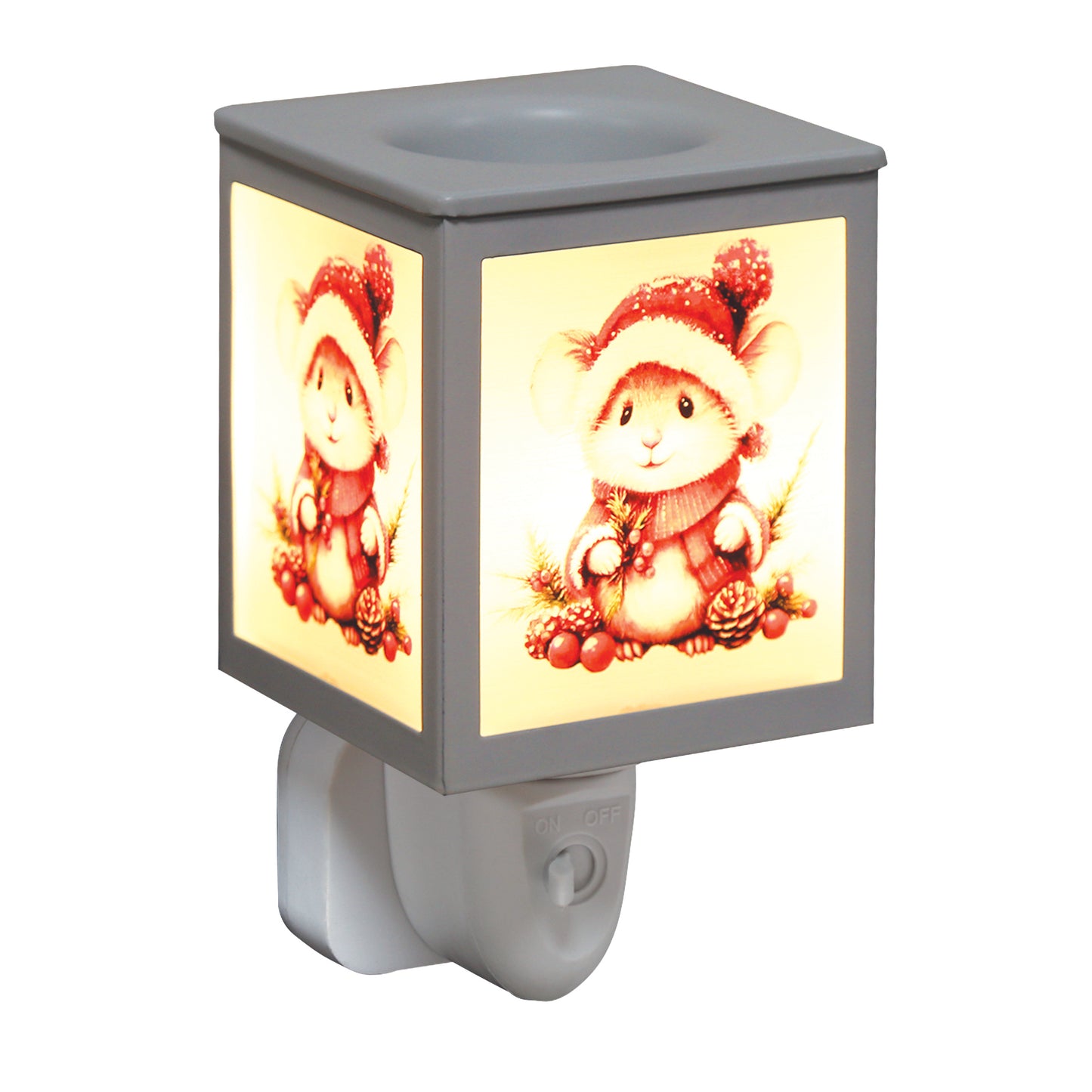 Plug In Wax Melter Xmas Mouse 14cm