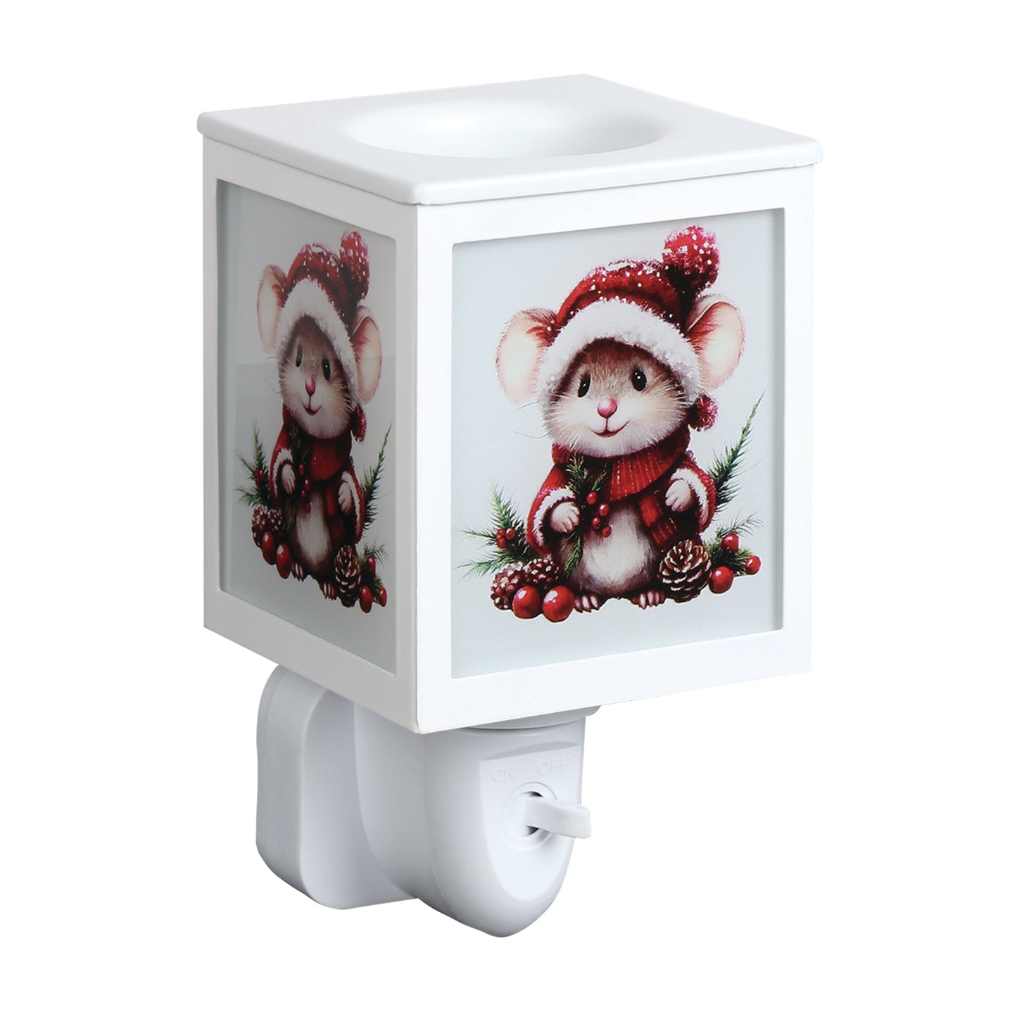Plug In Wax Melter Xmas Mouse 14cm