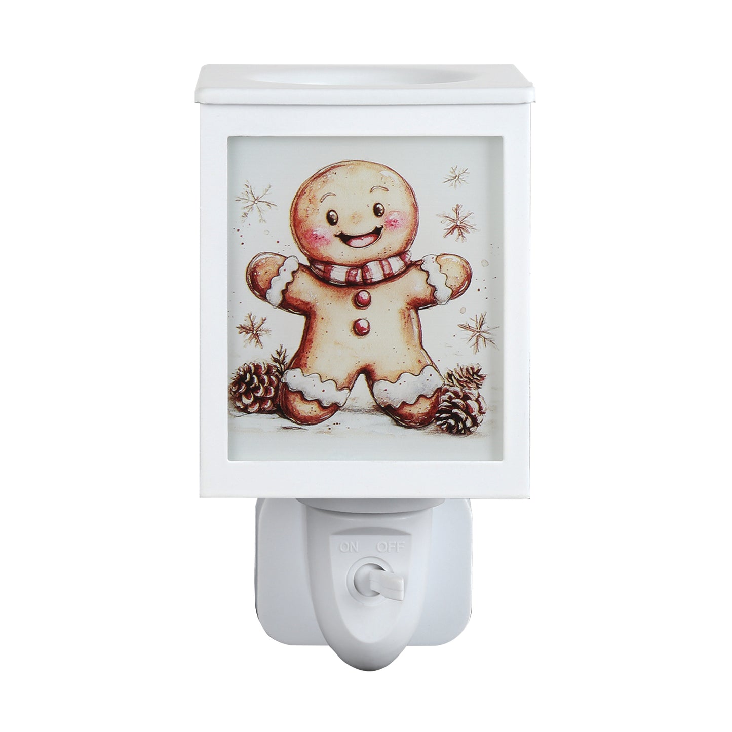 Plug In Wax Melter Xmas Gingerbread 14cm