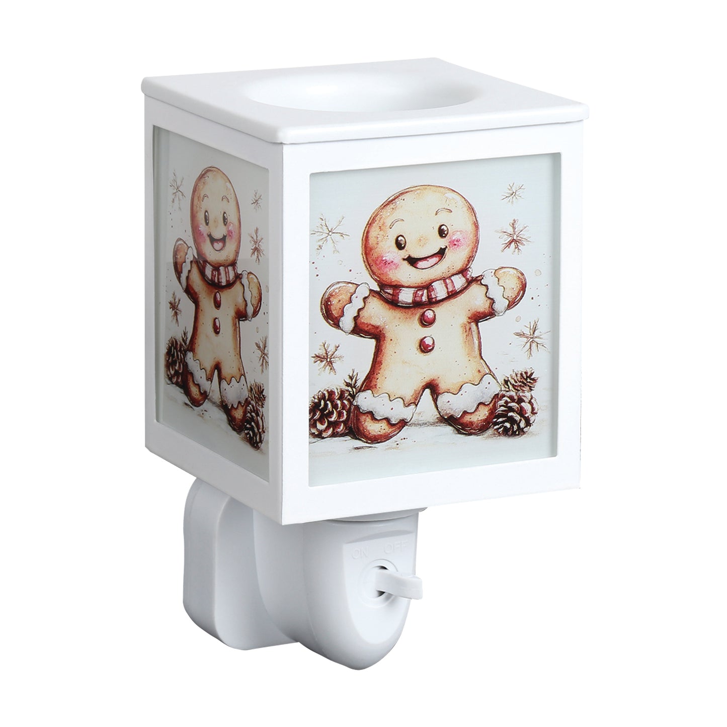 Plug In Wax Melter Xmas Gingerbread 14cm