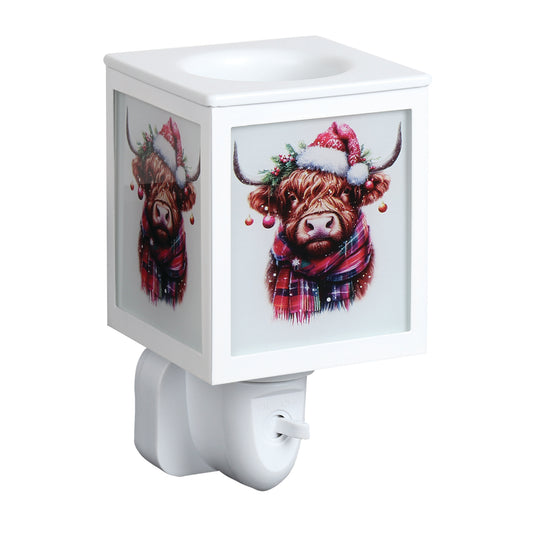 Plug In Wax Melter Xmas Highland 14cm