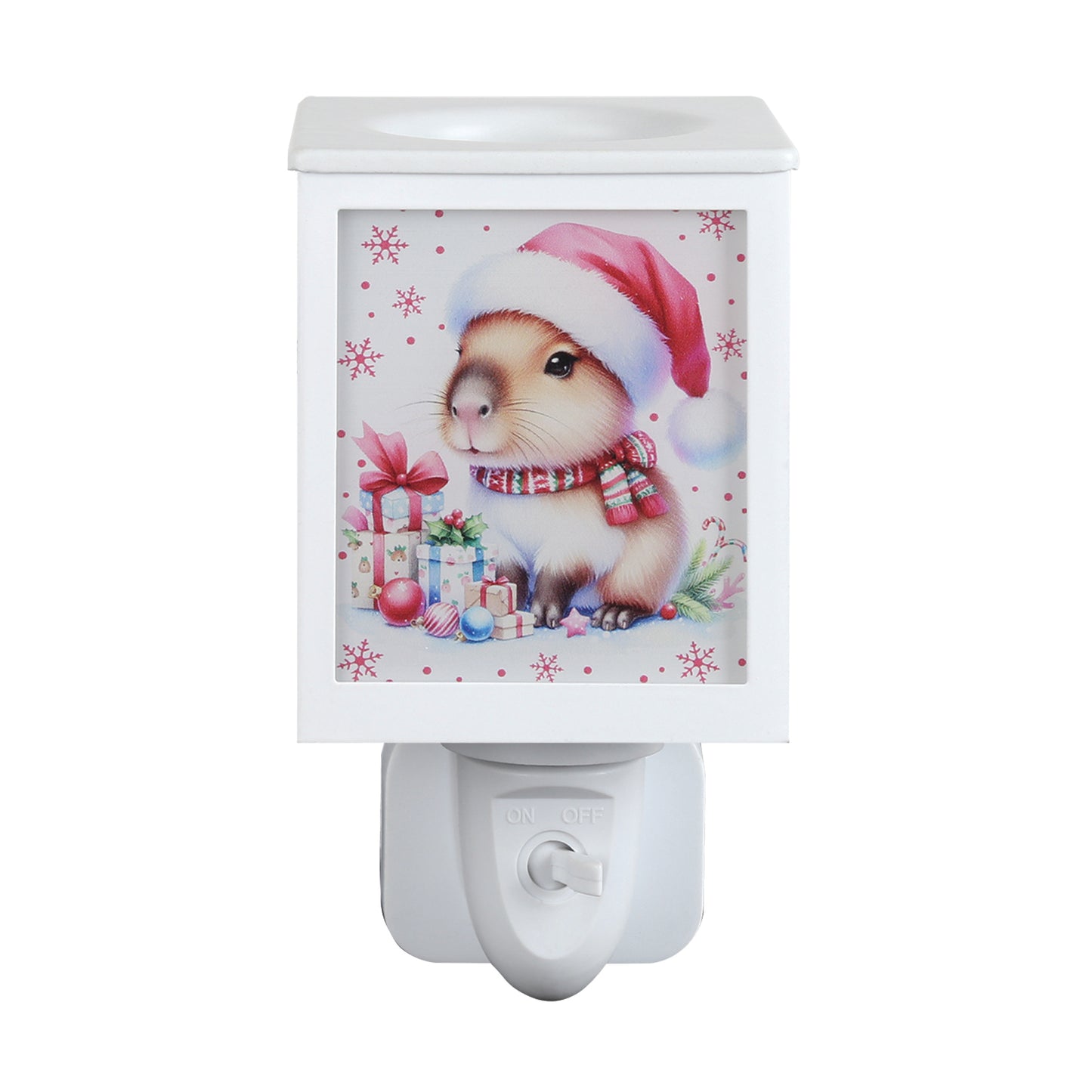 Plug In Wax Melter Xmas Capybara 14cm