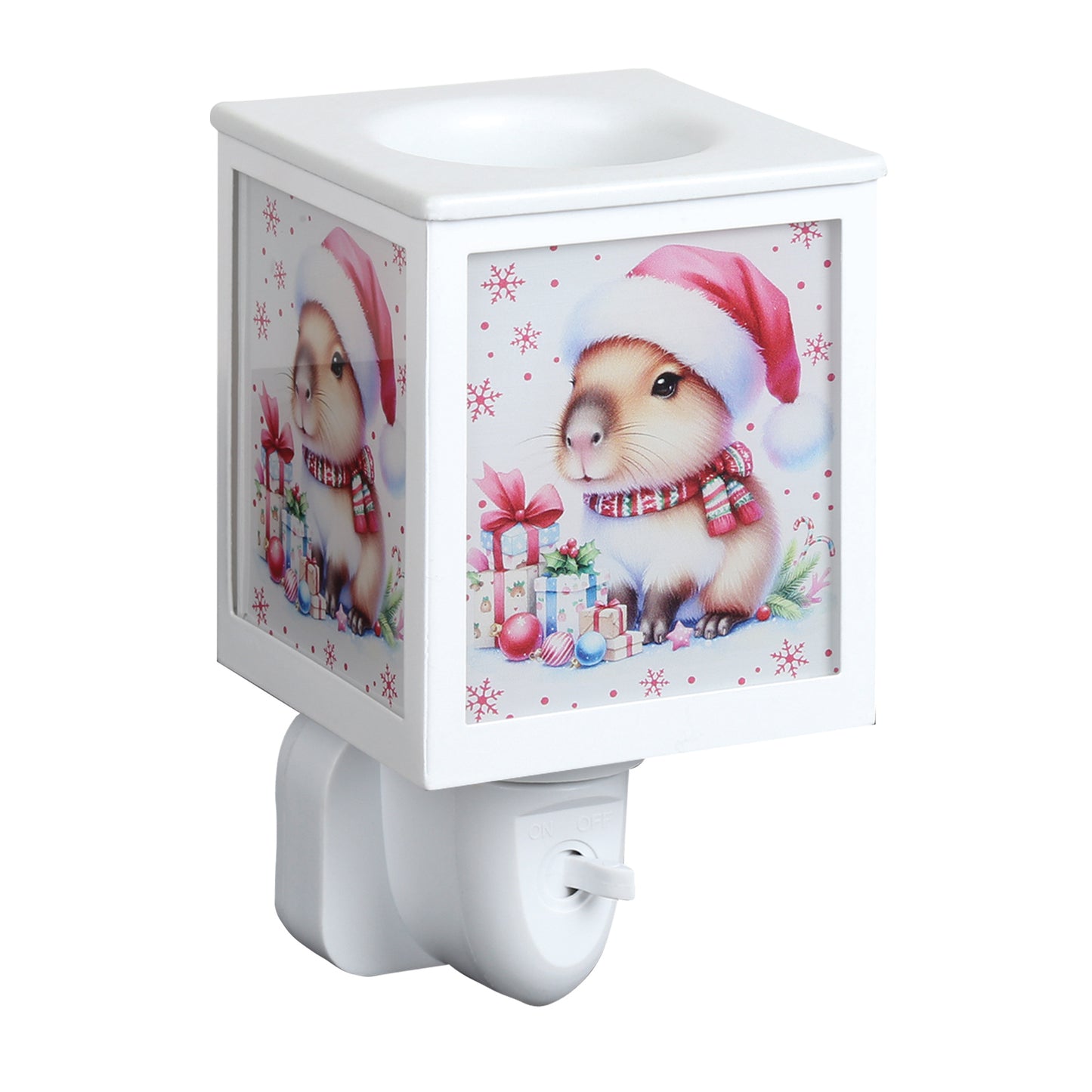 Plug In Wax Melter Xmas Capybara 14cm