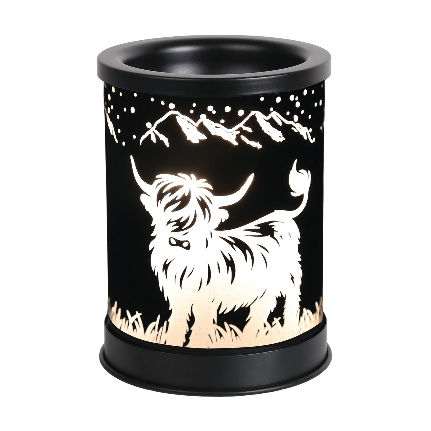 Electric Melter Silhouette Highland Cow 15cm
