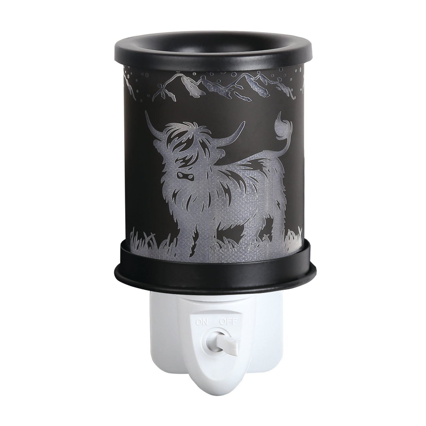 Plug In Wax Melter Silhouette Highland 13cm