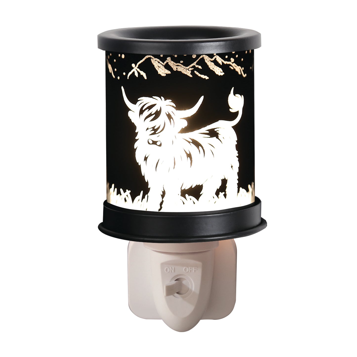 Plug In Wax Melter Silhouette Highland 13cm