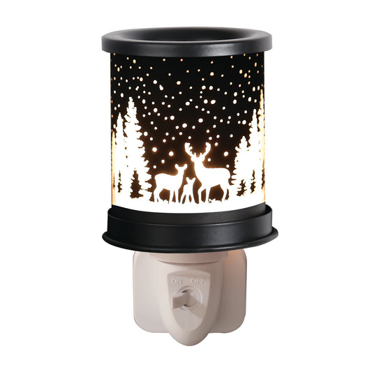 Plug In Wax Melter Silhouette Stag & Deer 13cm