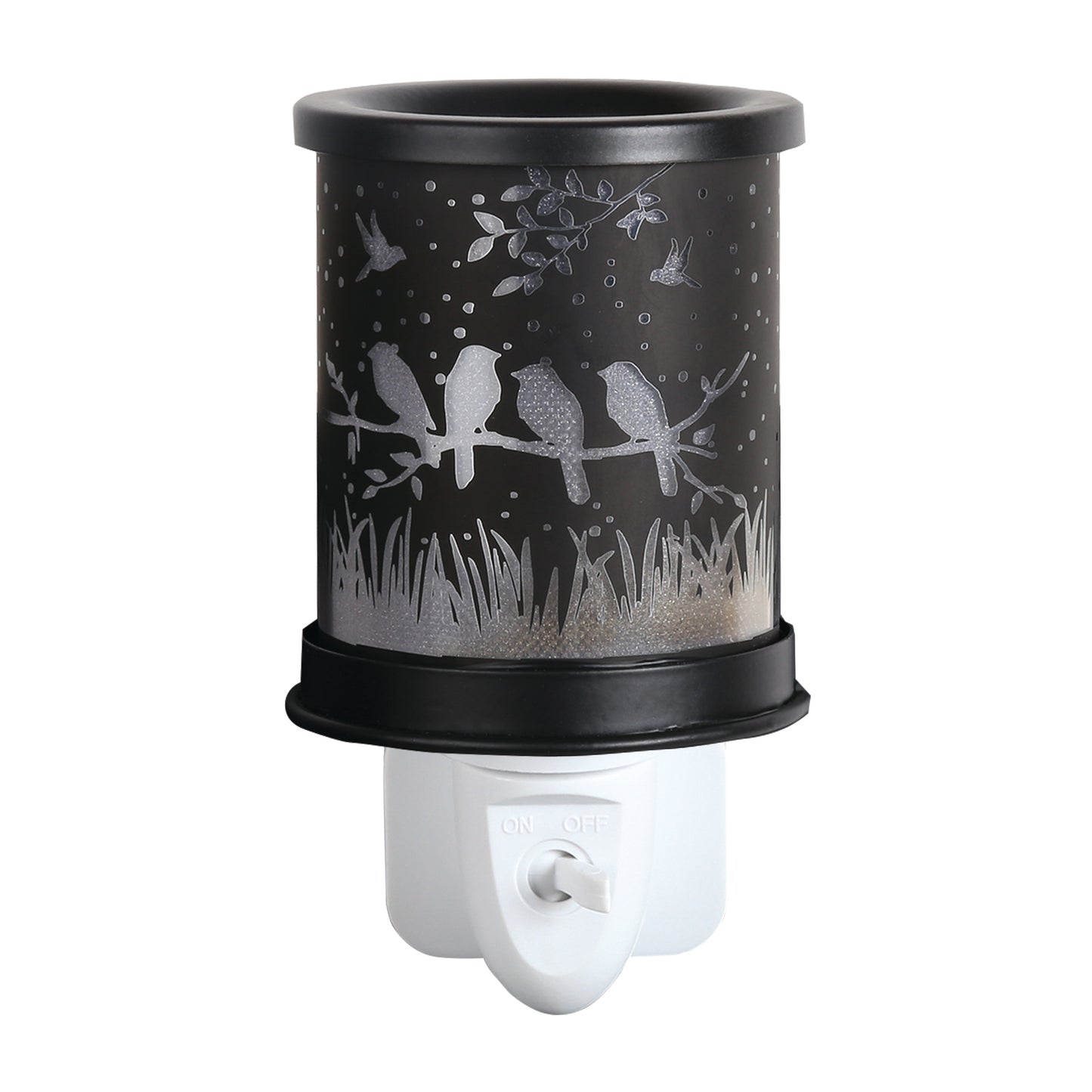 Plug In Wax Melter Silhouette Birds 13cm