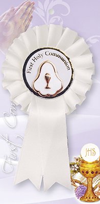 CBC Communion Rosette Enamel Pearl Medal