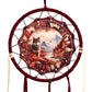 PK Autumnal Wolf Dreamcatcher 16cm
