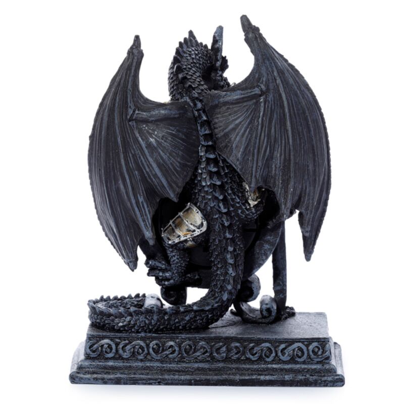 PK Dragon in Armour Mantle Clock~