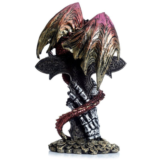 PK Celtic Cross Treasure Guardian Dragon~