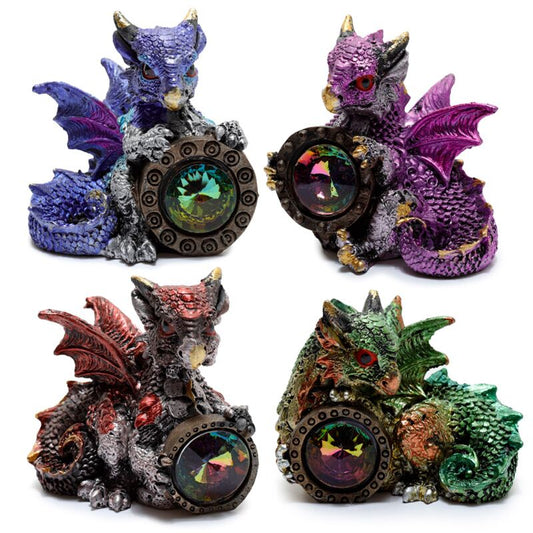 PK Elements Gemstone Shield Dragon