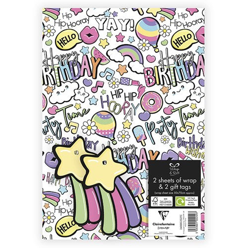 JD Graffiti Wrap Pack (2 Sheets, 2 Tags)