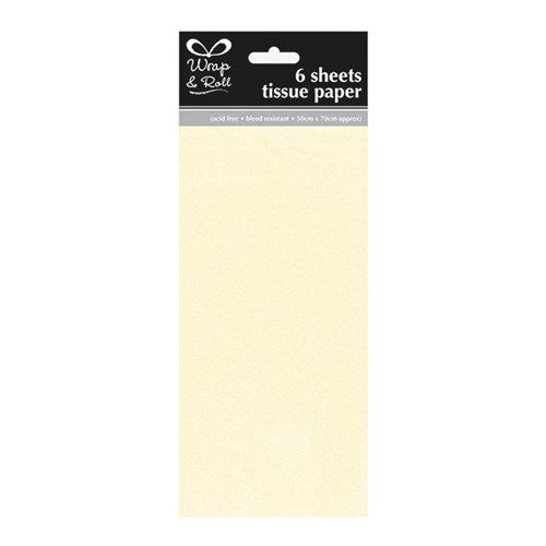 JD 6 Sheet Tissue Paper Cream
