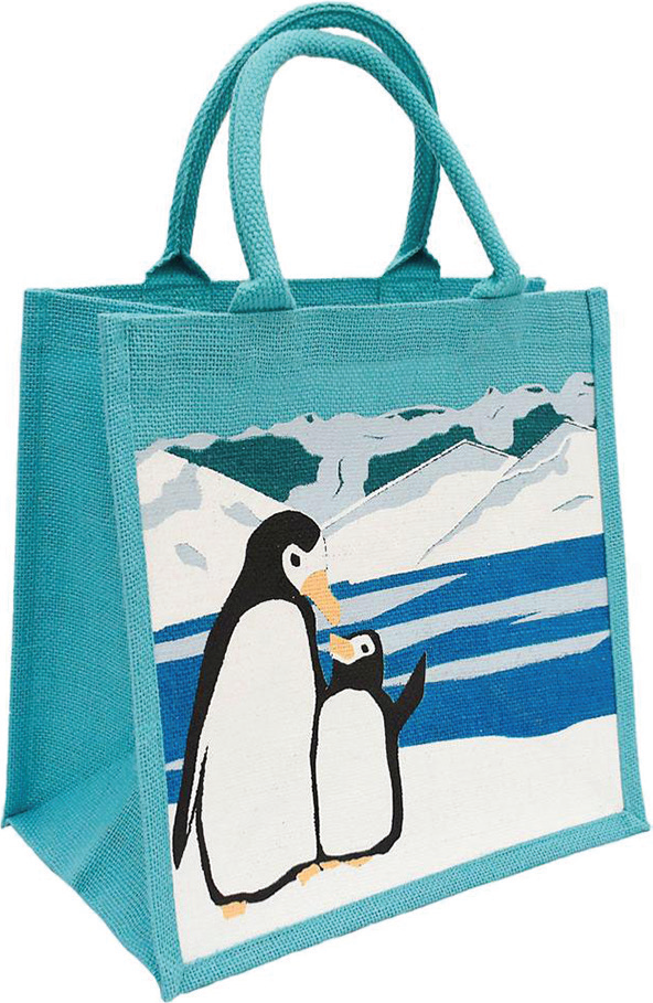 NC Fairtrade Jute Bag Penguin