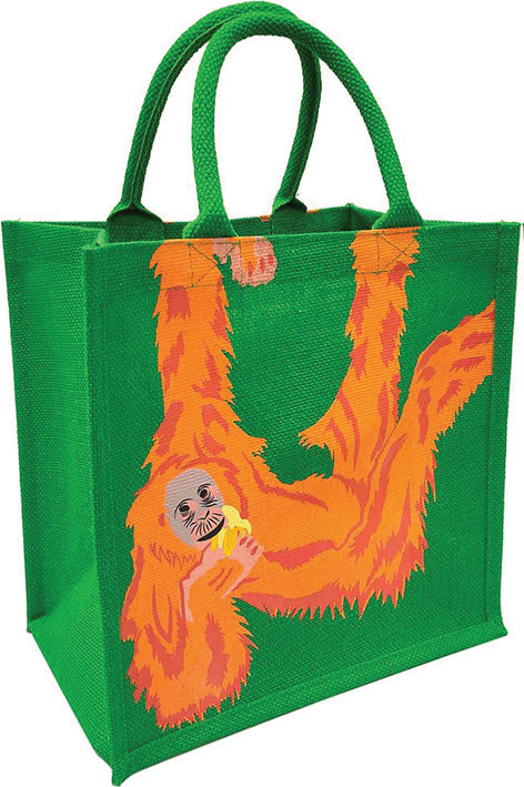 NC Fairtrade Jute Bag Orangutan