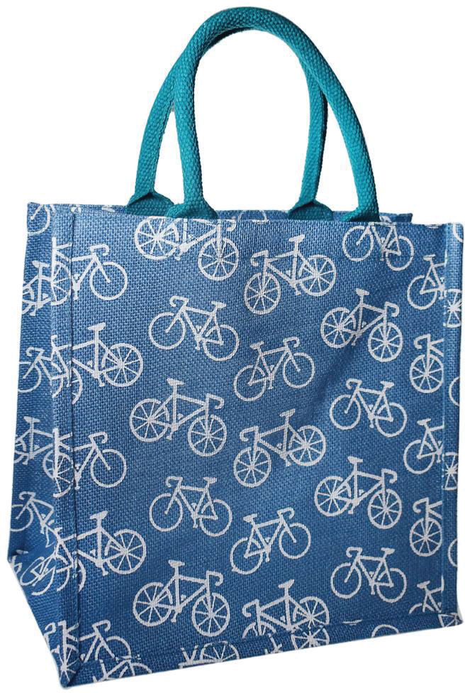 NC Fairtrade Jute Bag Bicycles