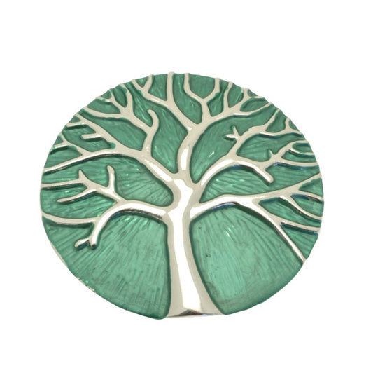 Magnetic Brooch - Green Tree of Life