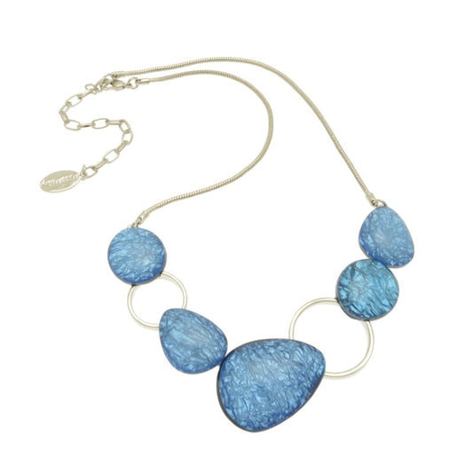 Necklace - Blue Pebble