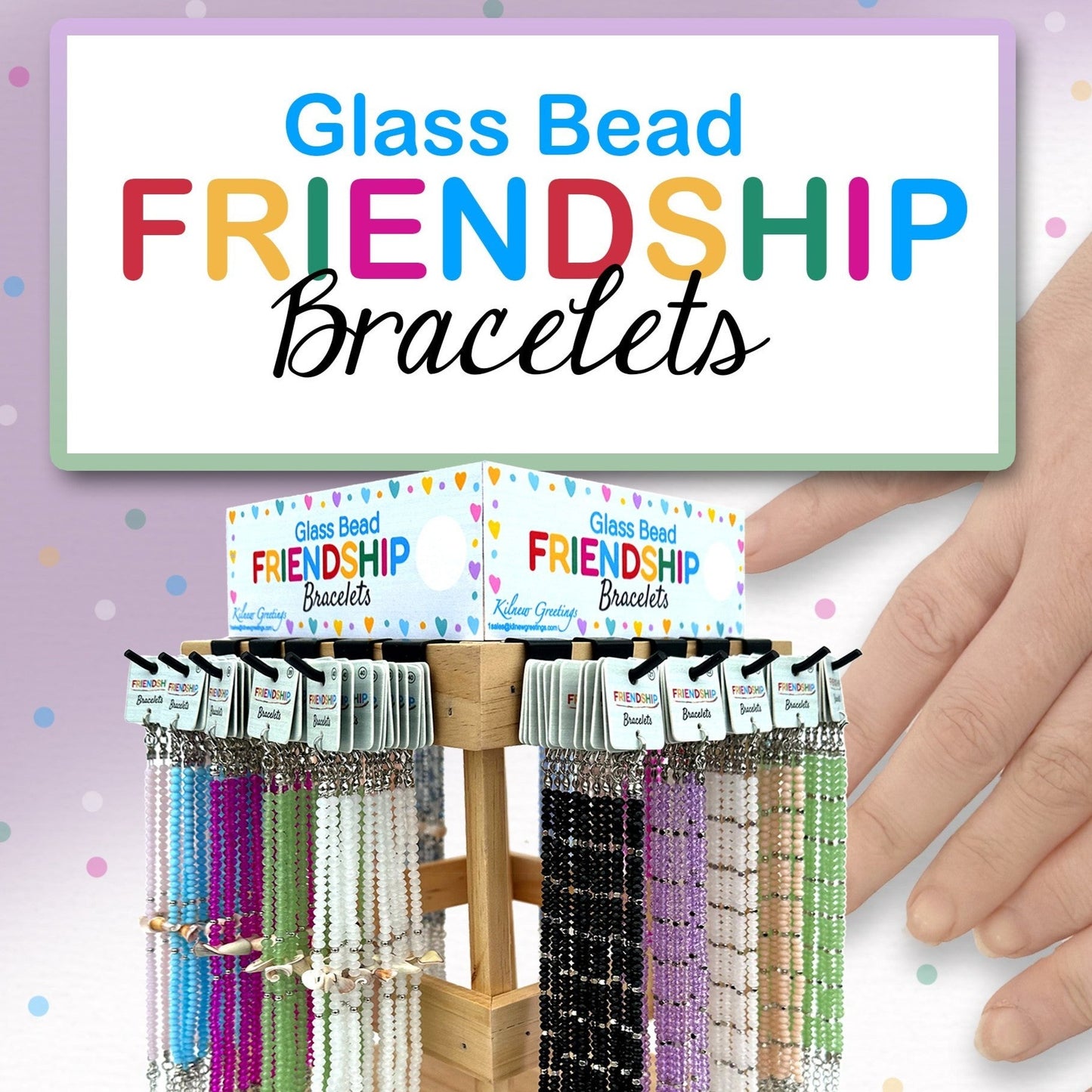 RCP Glass Friendship Bracelets Set of 3