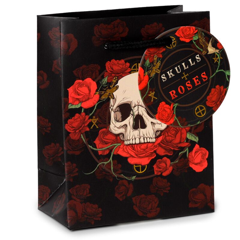 PK Gift Bag Small Skulls Roses