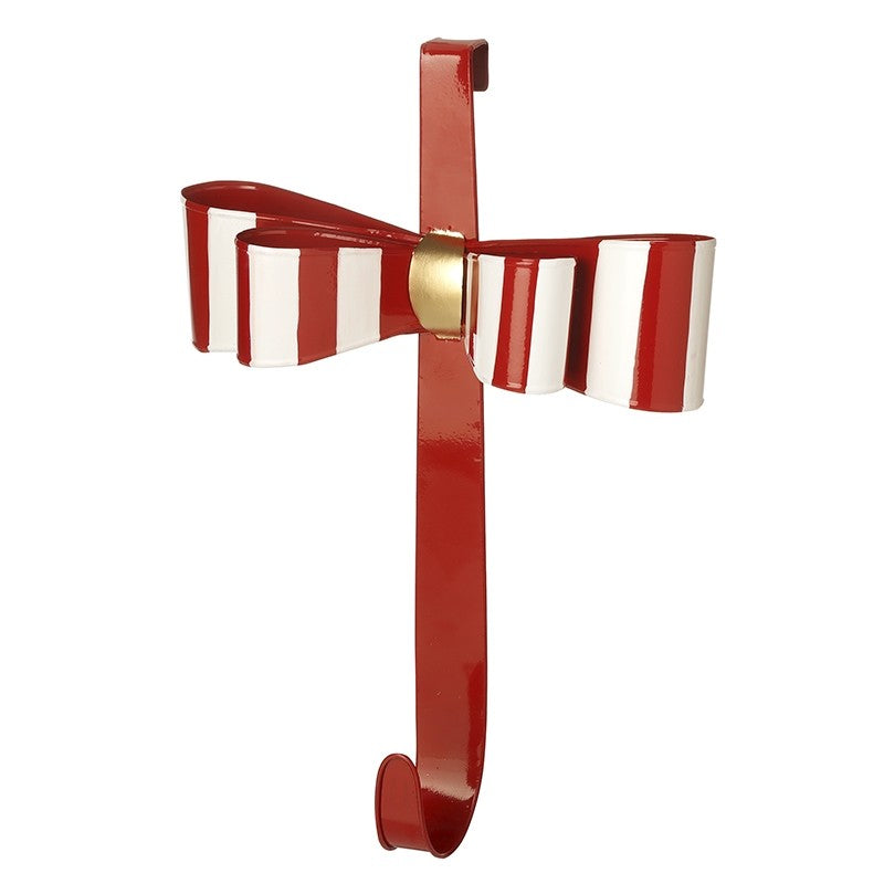 HS Metal Red & White Bow Hanger