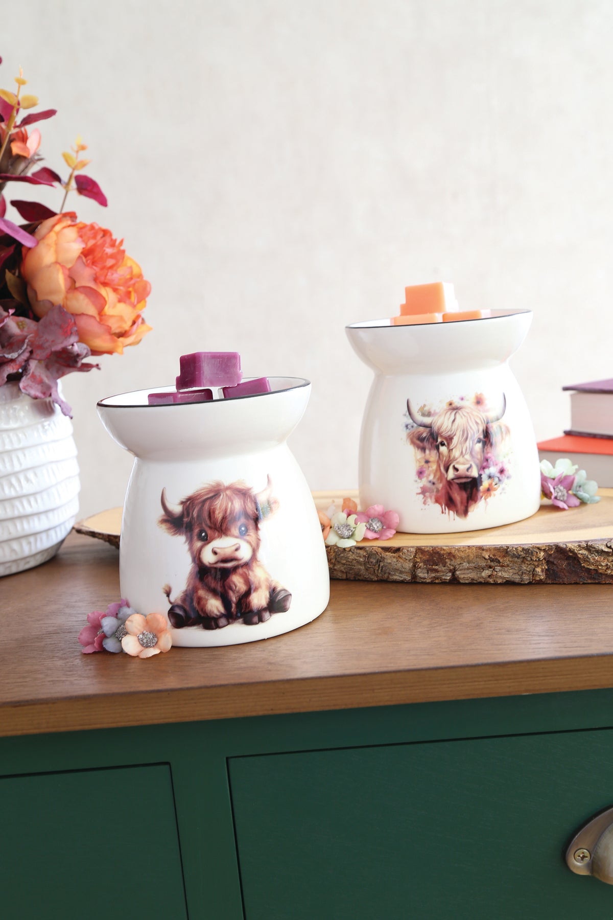 Highland Calf Candle Melter 11cm