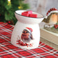 Festive Robin Candle Melter 11cm