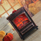 Log Burner Electric Copper 16cm