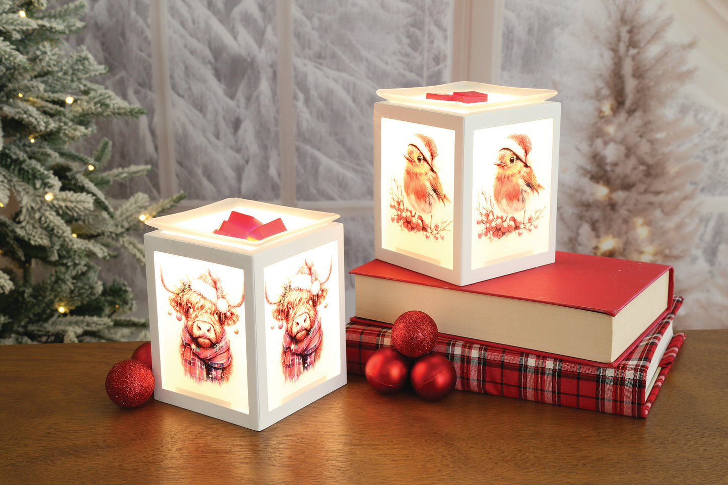 Electric Melter Xmas Robin 14cm