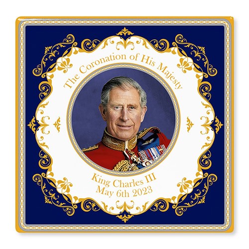 King Charles III Coronation Single Ceramic Coaster