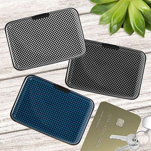 JD Graphite Check Credit Card Holder
