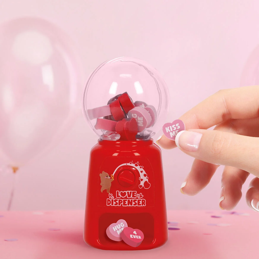 LEG Mini Eraser Dispenser - Love Hearts