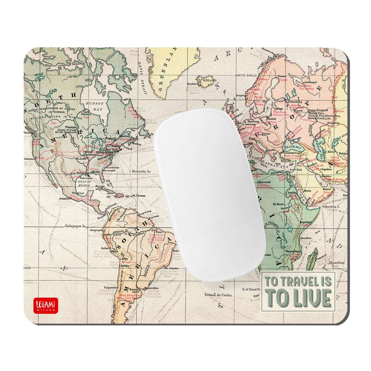 Legami Map Mousepad