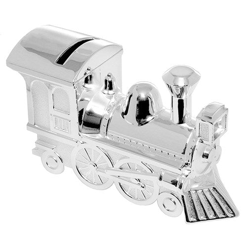 JD Locomotive Silver Plated Money Box