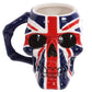 PK Union Flag Skull Shaped Mug