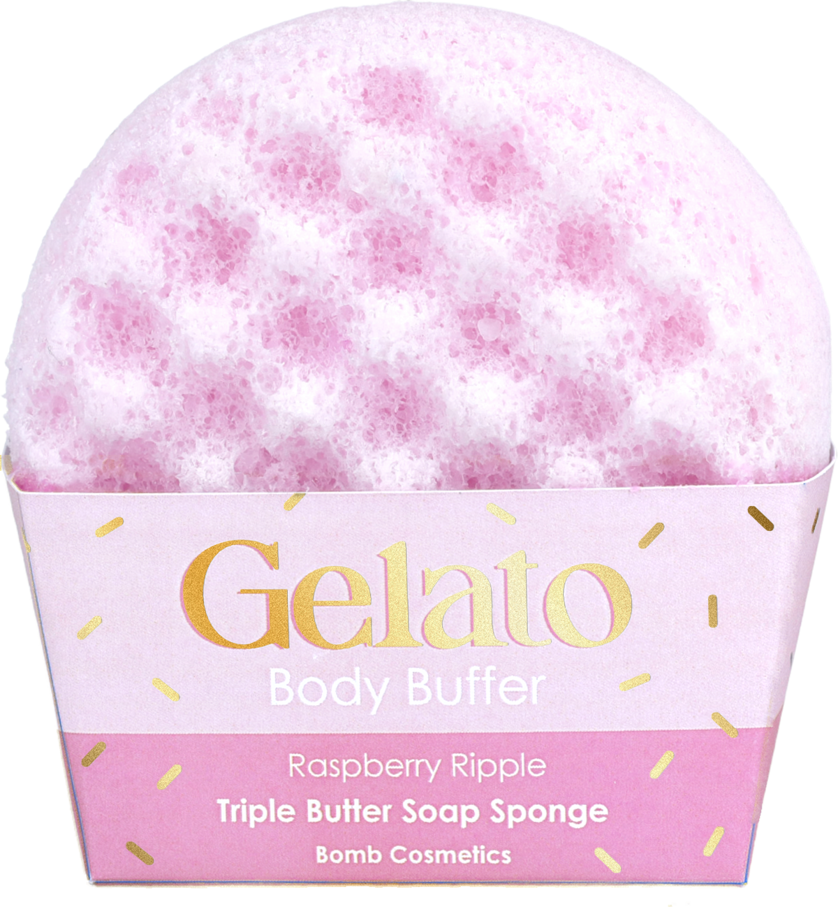BC Gelato Raspberry Ripple Body Sponge