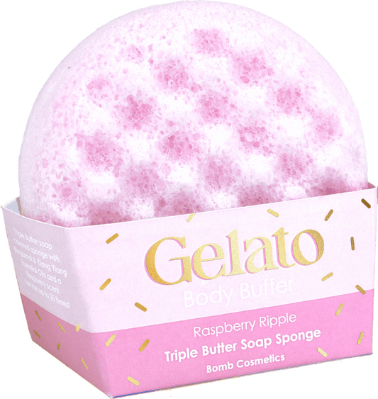 BC Gelato Raspberry Ripple Body Sponge