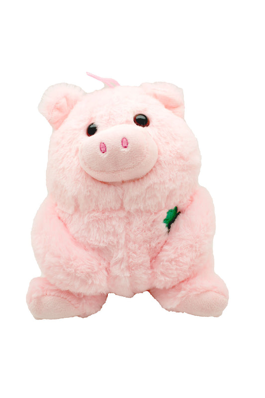 LA Pig With Shamrock Cuddly Toy