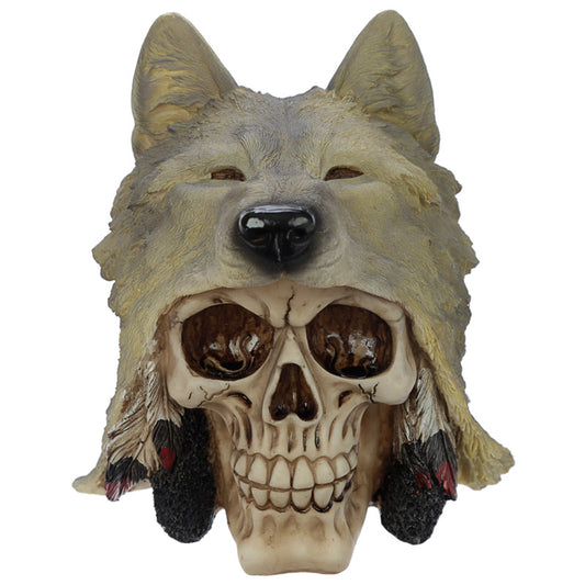 PK Skull with Wolf Head