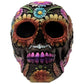 PK Black Skull Shiny Flowers