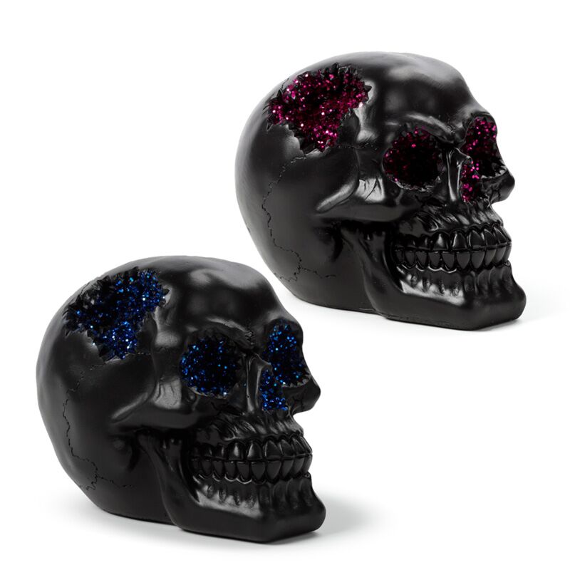 PK Black Crystal Cave Skull