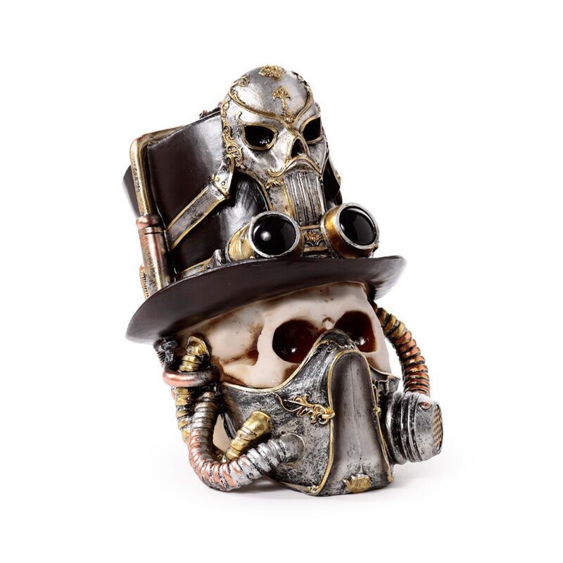 PK Skull with hat & gas mask