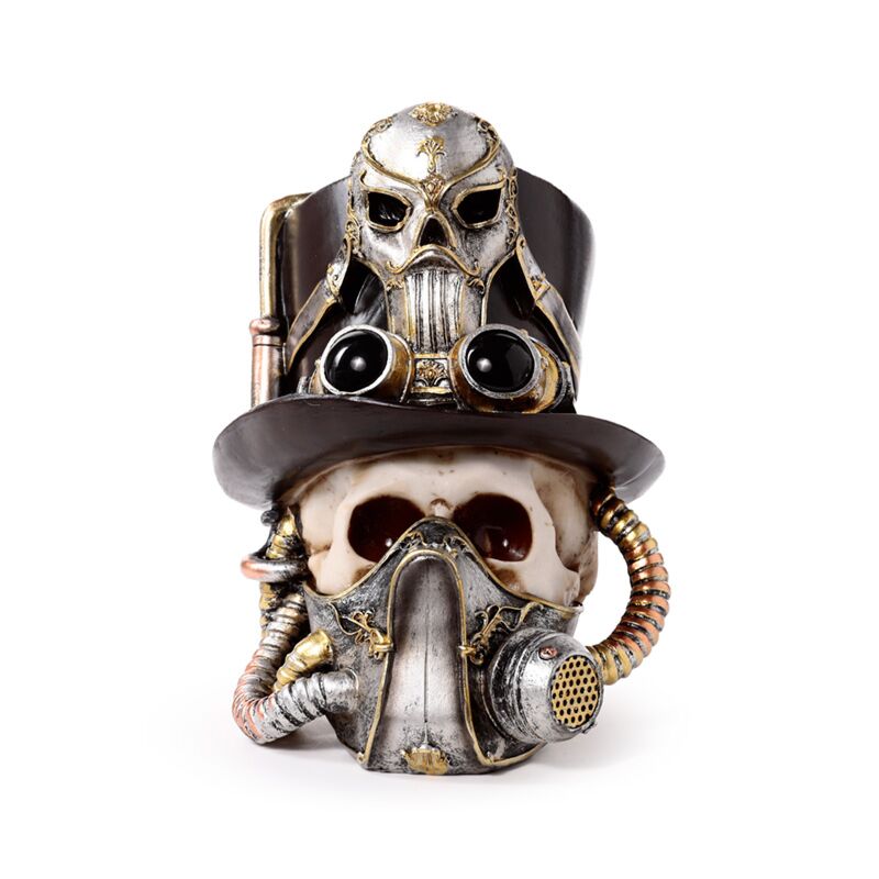 PK Skull with hat & gas mask