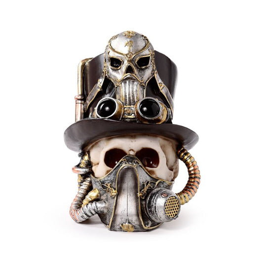 PK Skull with hat & gas mask