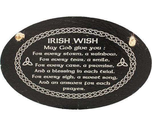 LA IRE Irish Wish Slate Craft