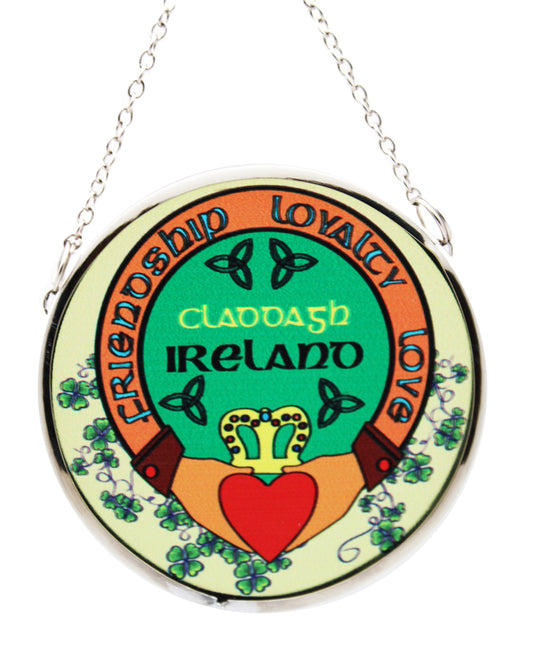 LA Stained Glass Claddagh