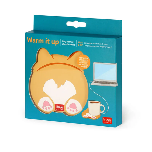 LEG USB Mug Warmer - Corgi